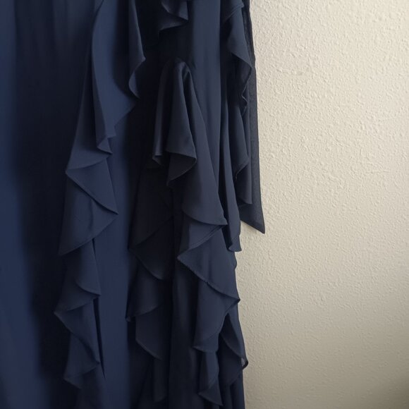 DJ Jaz Womens Sleeveless Evening Gown, Sz 14, Blue 925014 - Picture 5 of 9